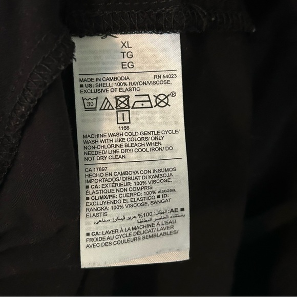 Old Navy Black Mini Dress Women’s Size Extra Large - Picture 5 of 5